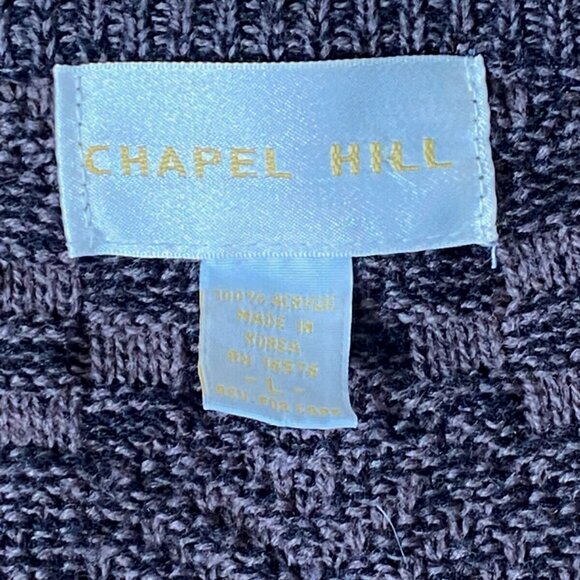 Vintage Chapel Hill Cotton Club Cotton Knit Sweater Vest Men's Size Large - Picture 10 of 10